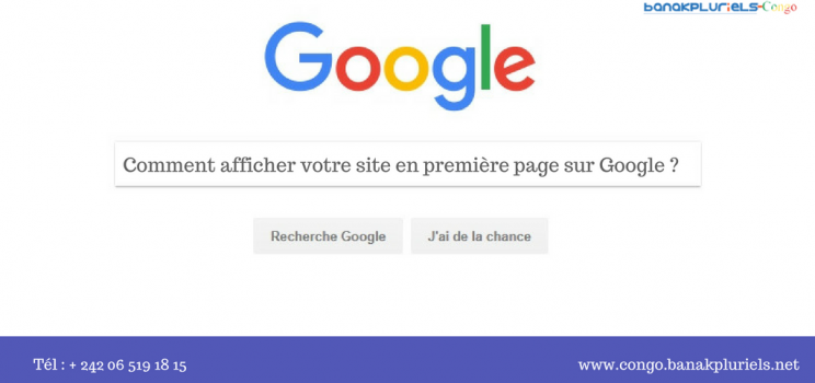 référencement au congo - site en premier page google
