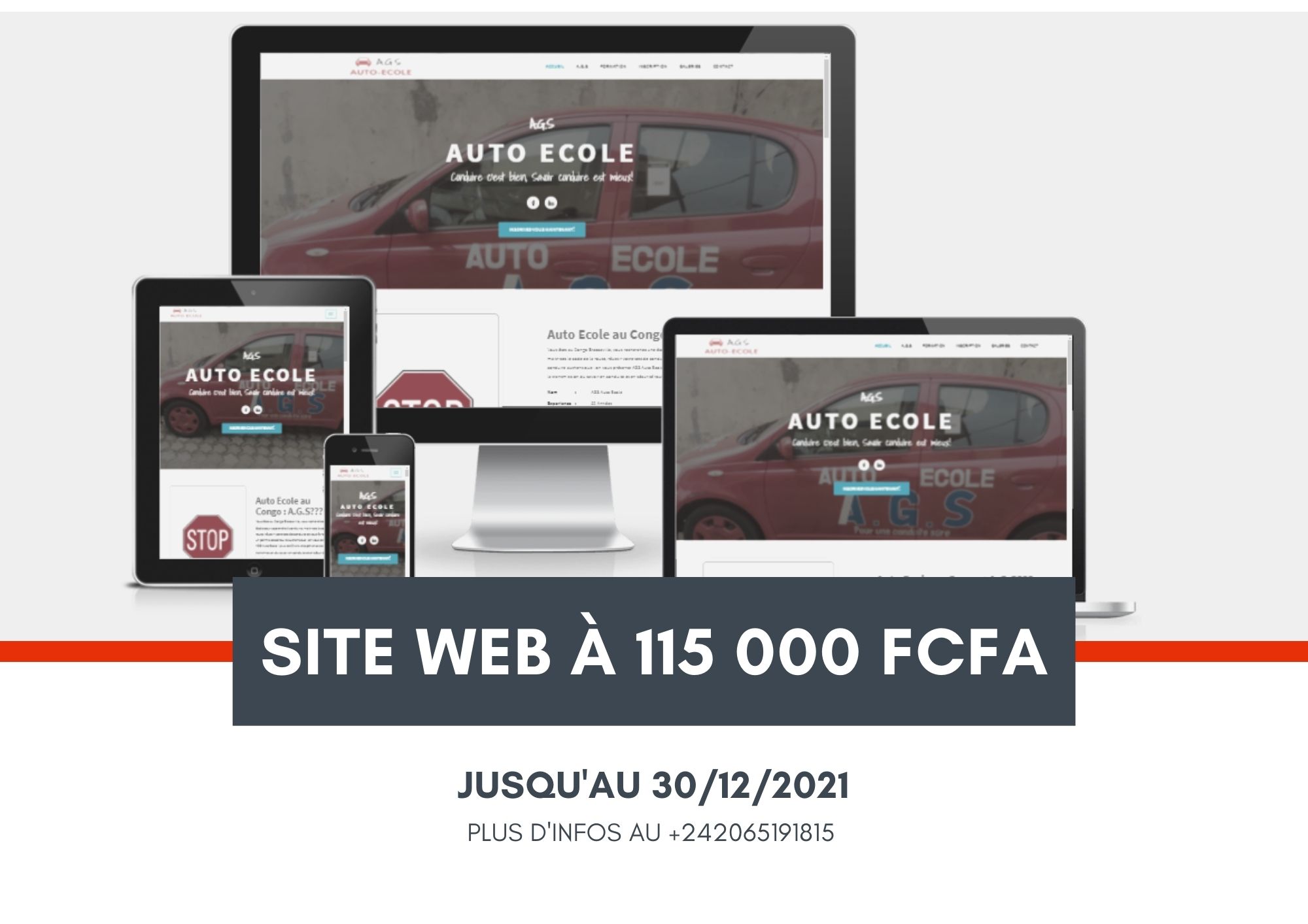 Création de site internet au Congo - agence