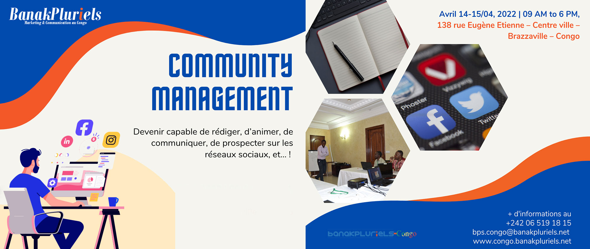 Community Manager au Congo - Formation