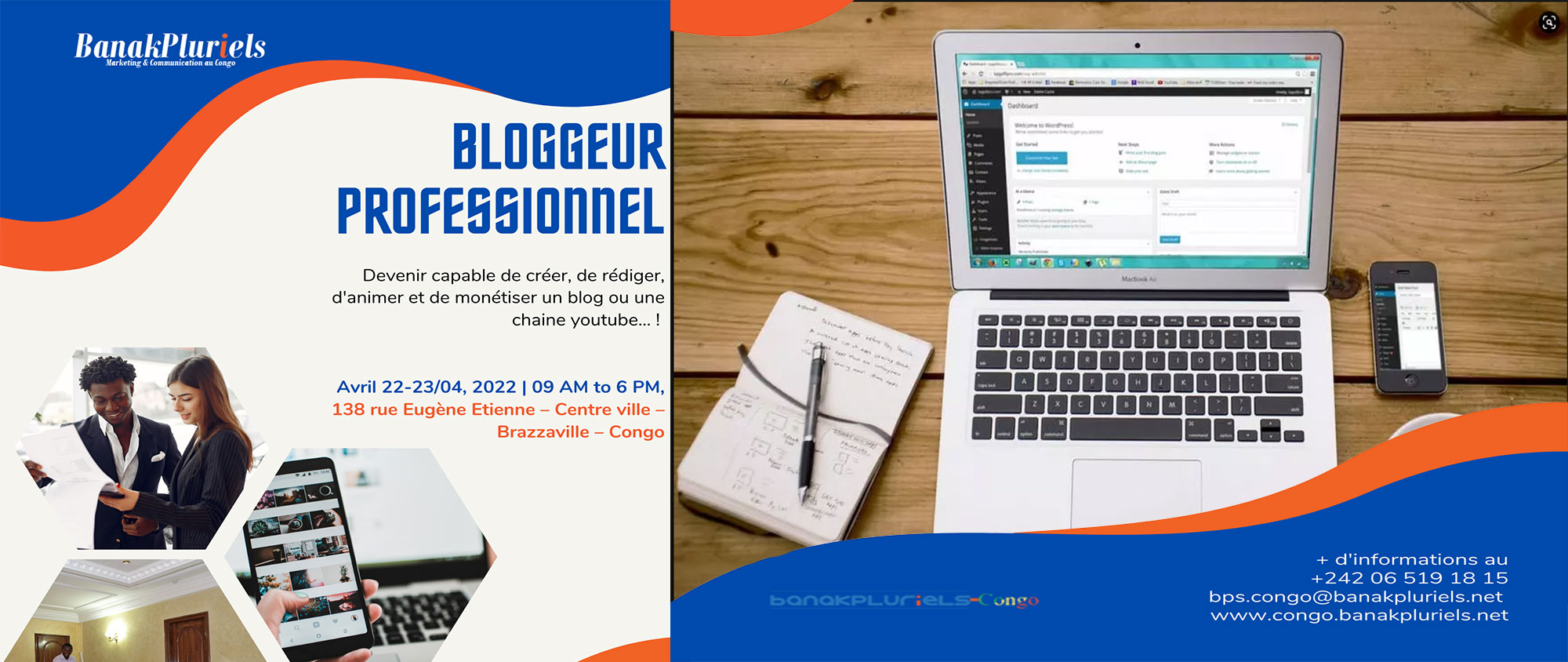 Blogueur à Brazzaville - Formation au bloging