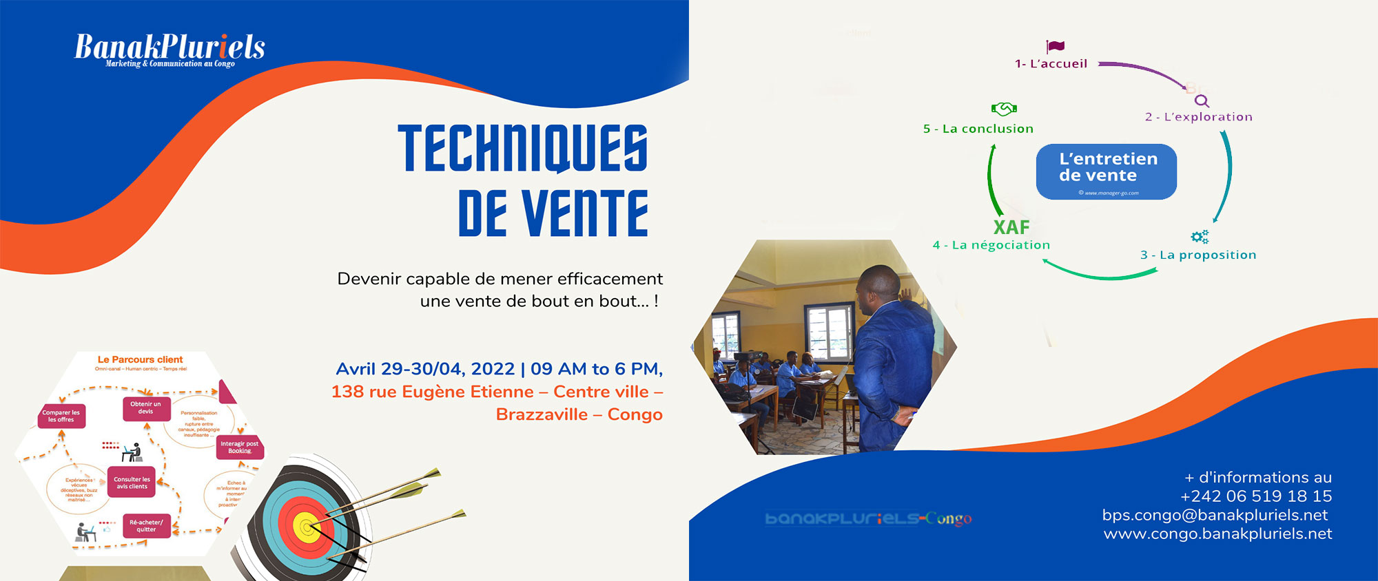 Négociation commerciale et techniques de vente - Formation au congo