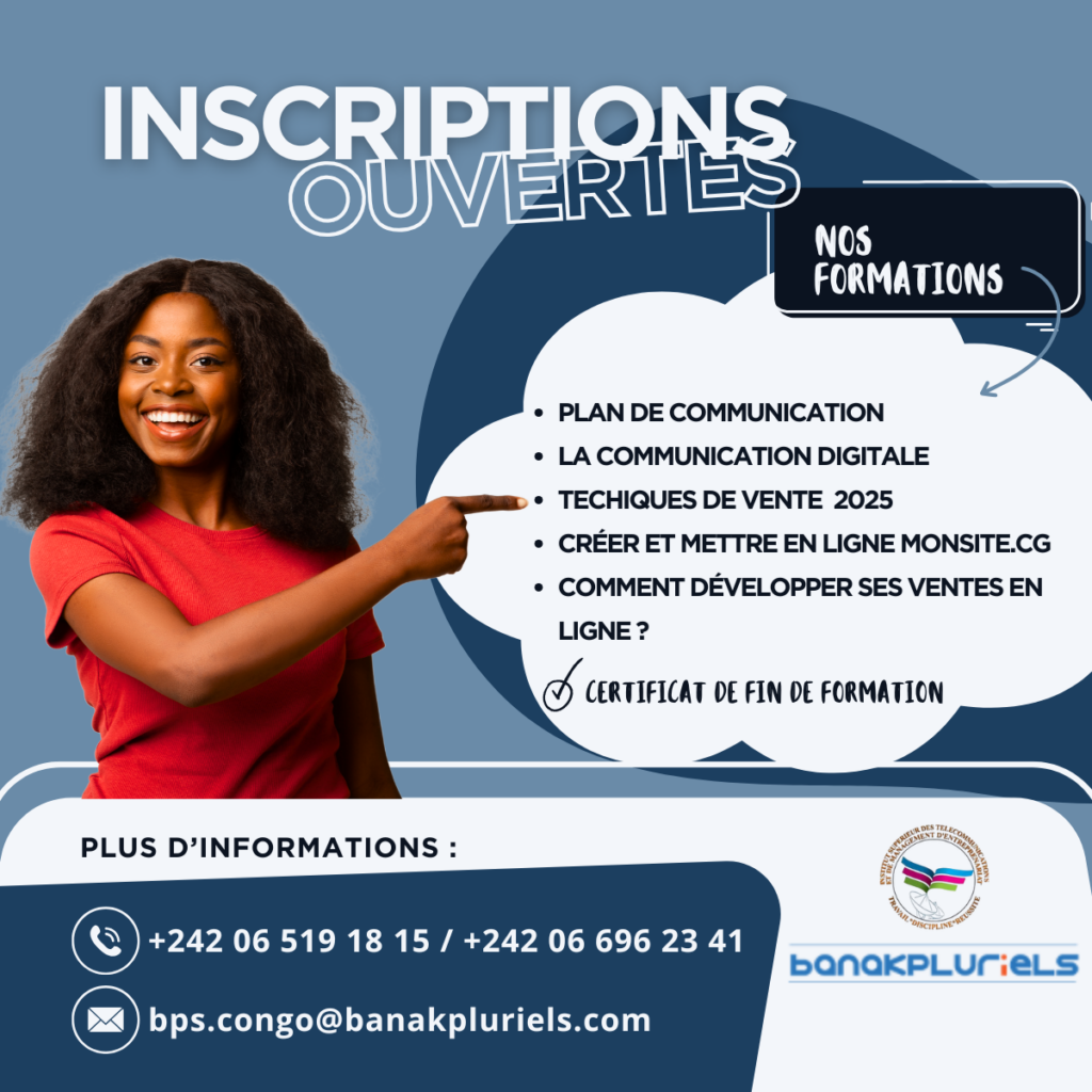 Formations qualifiantes au Congo - 2025
