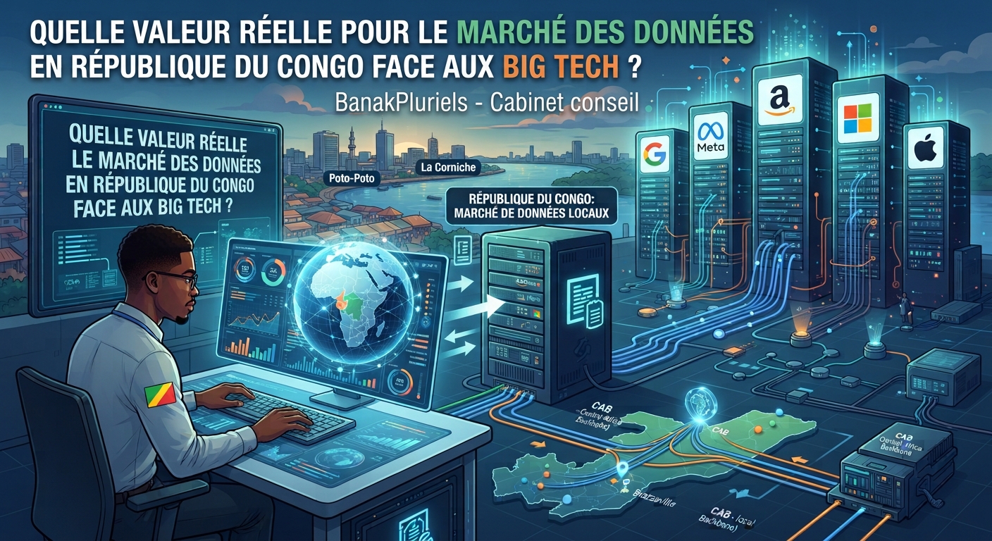 Note de conjoncture : Quelle valeur réelle pour le marché des données en République du Congo face aux Big Tech ?